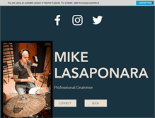 Tablet Screenshot of mikelasaponara.com